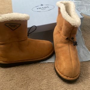 Women’s Prada shearling boot